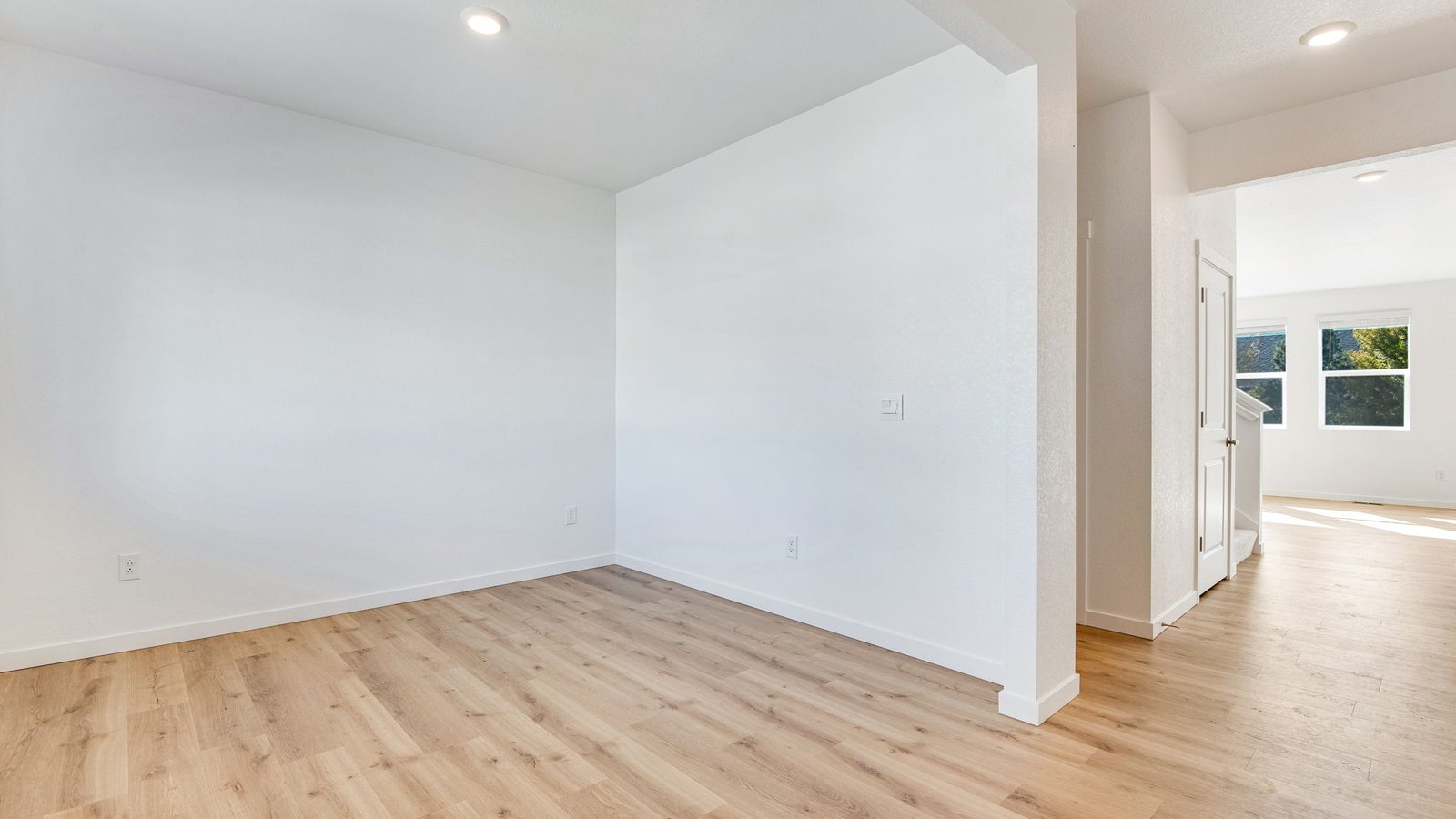 Flexible entryway space perfect for work or play in new home in Brighton Colorado