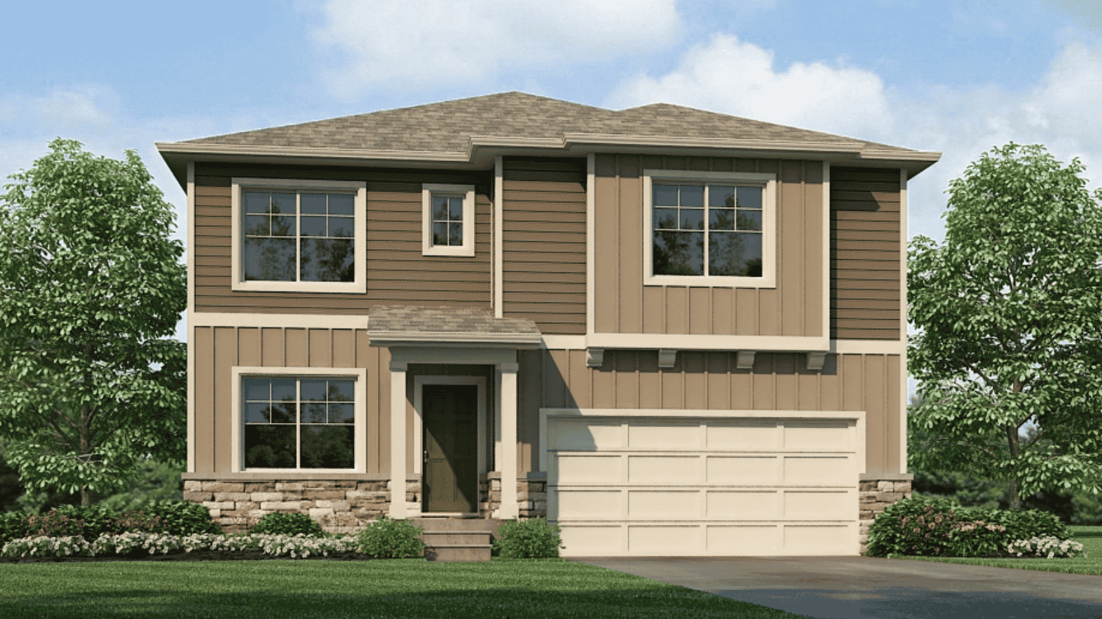Bridgeport floor plan at Brighton Crossing new home Community