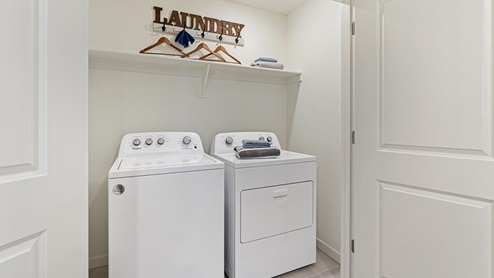laundry room with a washer and dryer