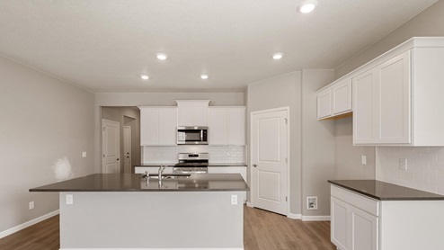 white cabinet kitchen