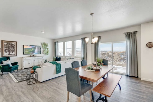 living and dining room