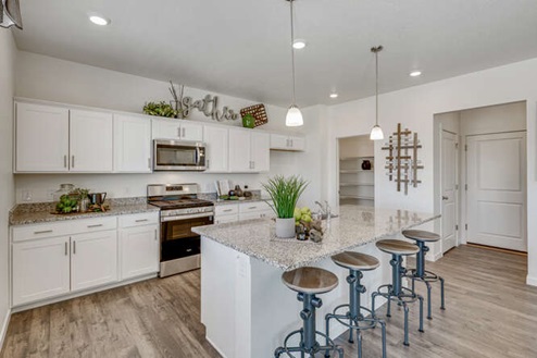 dining and kitchen