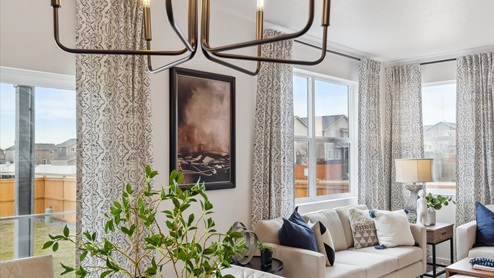 dining and living room