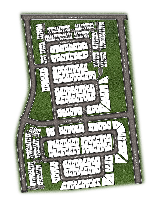 Static Lot Map