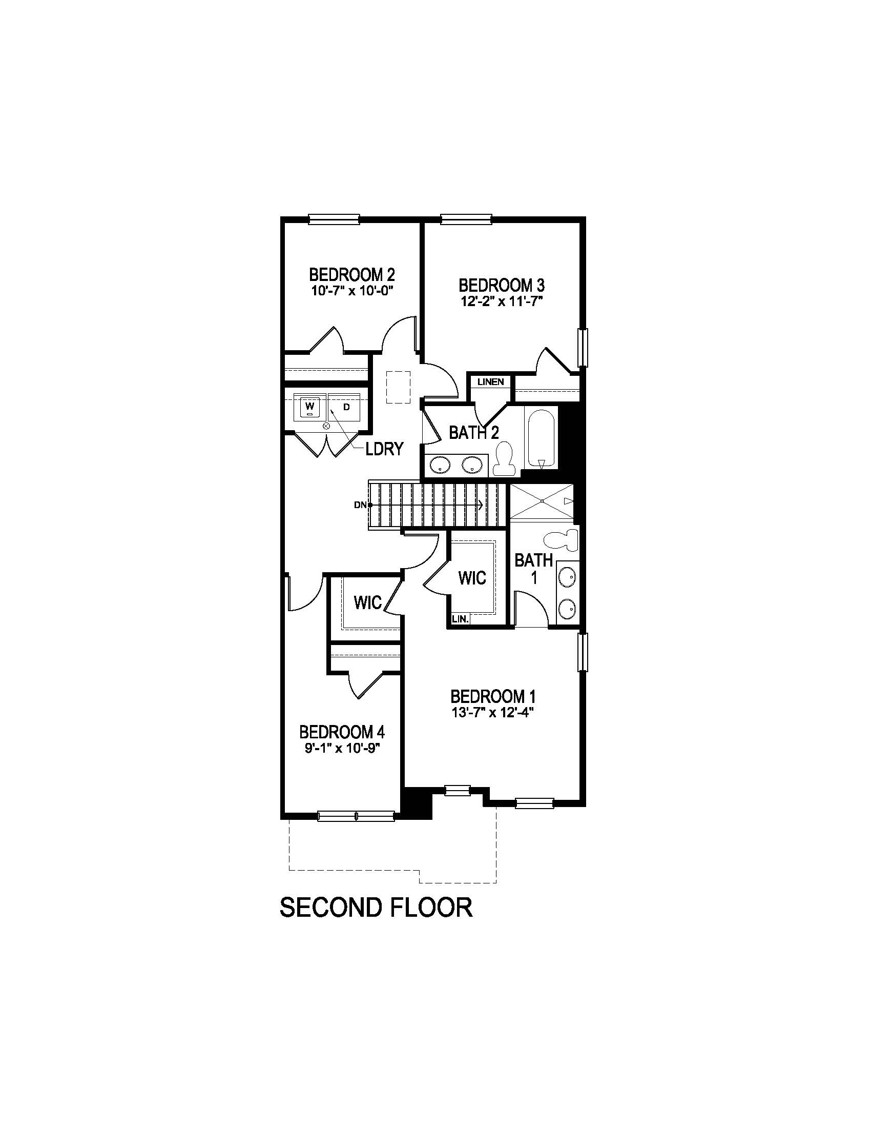 Vail floorplan level 2