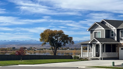 Vantage home and view