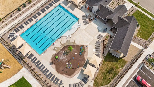 Community Pool with Splash pad