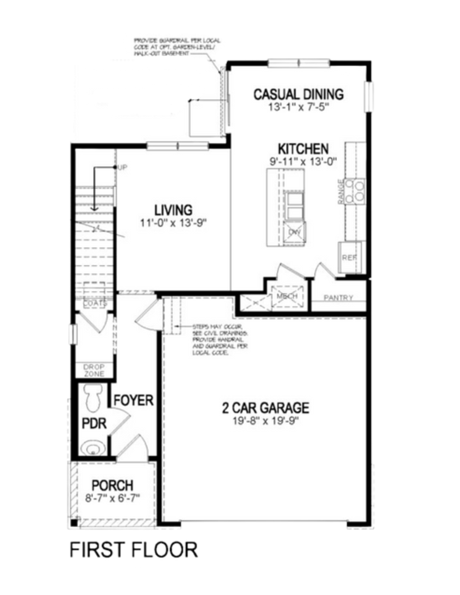 Cabral floor plan first floor