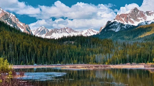Colorado Mountain Lake View