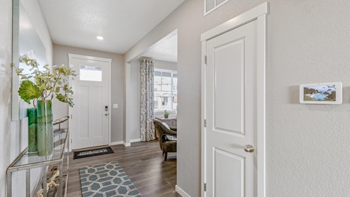 staged entry way