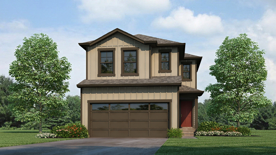 Finch Floorplan elevation D