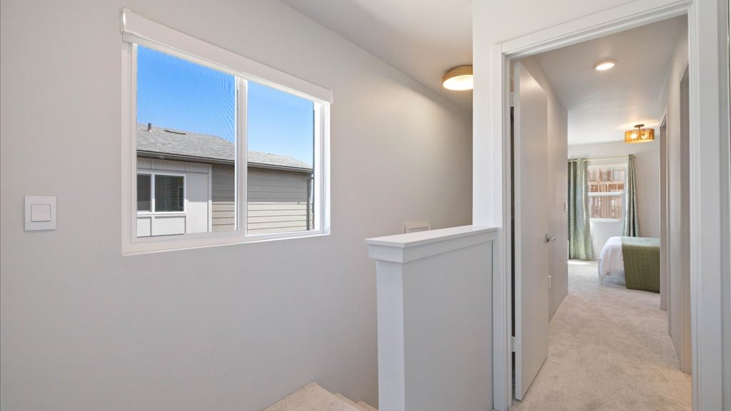 Interior hallway with window