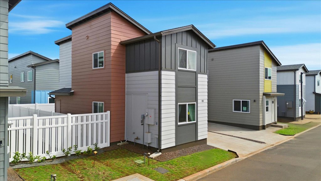 Exterior home drone photo