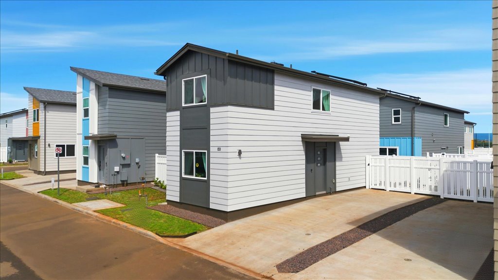 Exterior home drone photo