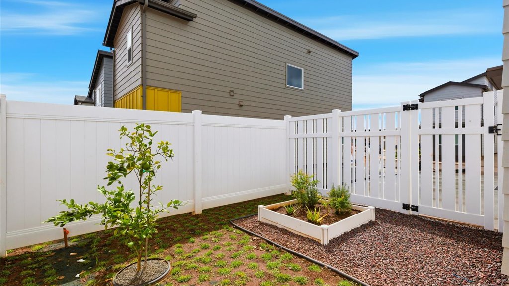 Exterior home drone photo yard photo