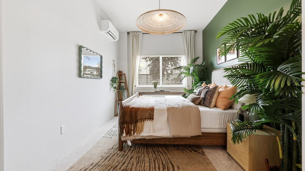 Interior bedroom walk in closet
