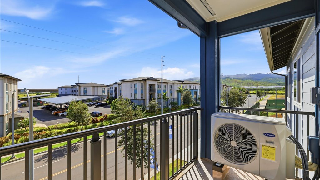 Exterior lanai or balcony