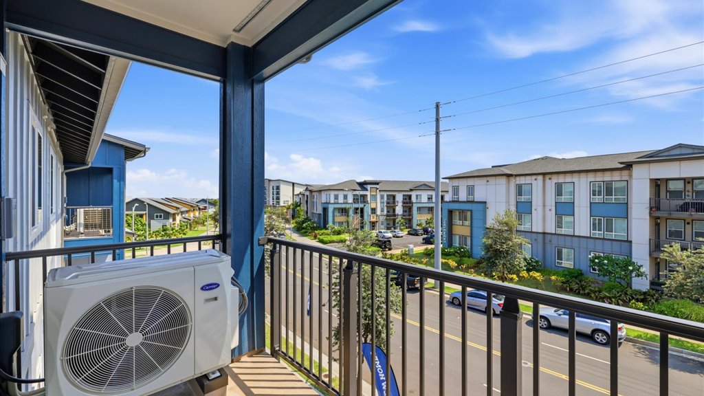 Exterior lanai or balcony