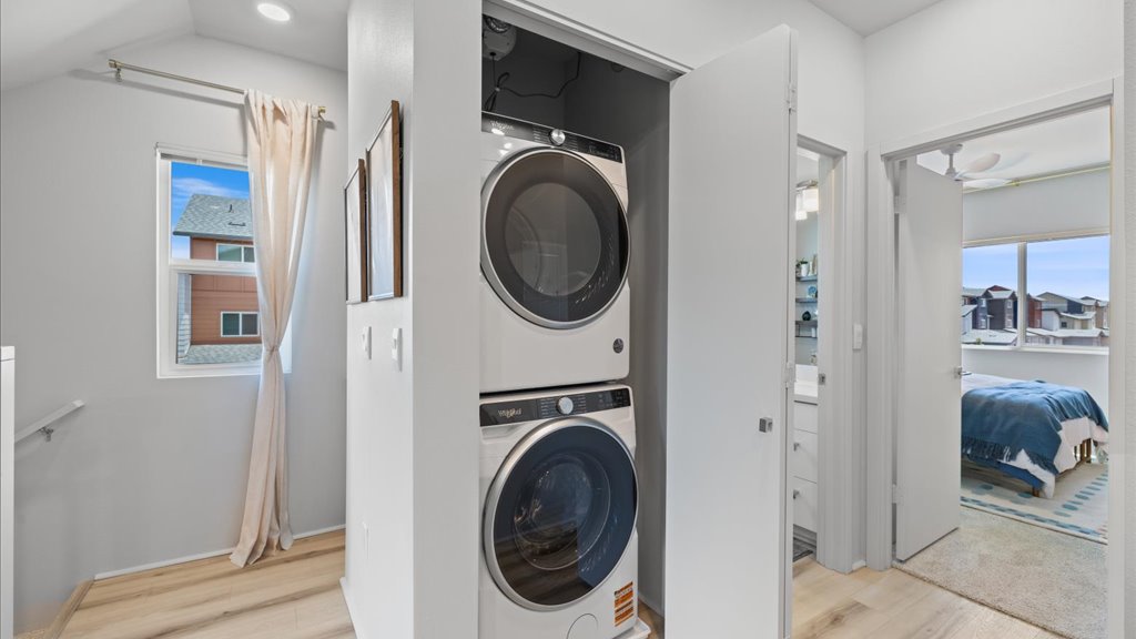 Interior laundry area