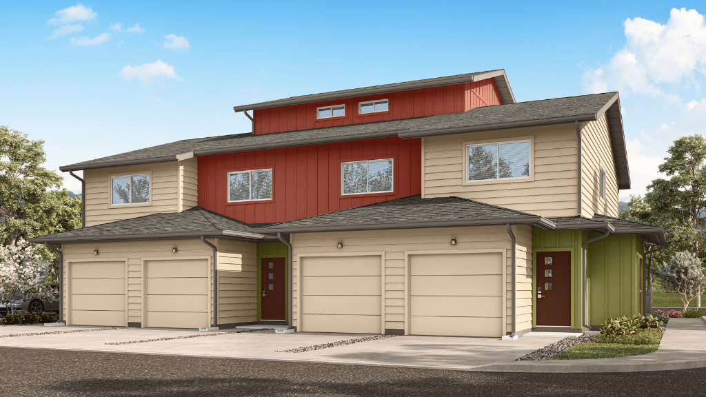 Exterior three story building