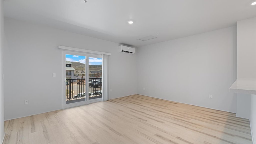 Interior living room open with lanai