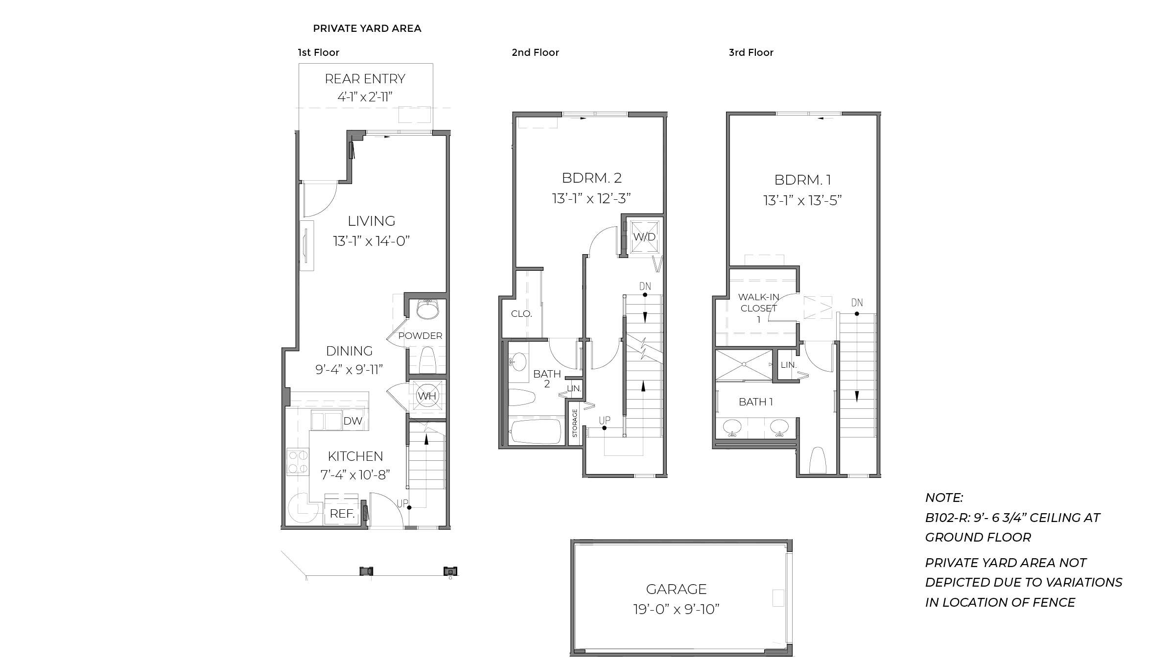 Interior floorplan drawing