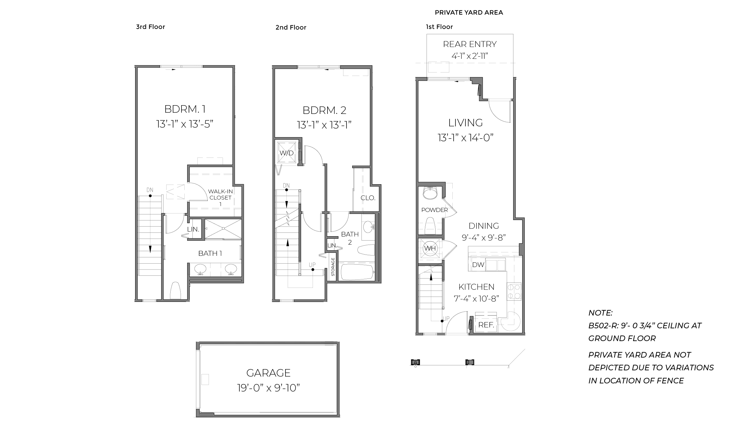 Interior floorplan drawing