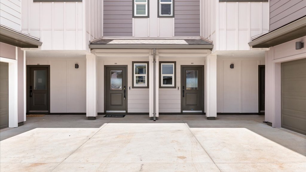 Exterior three story building