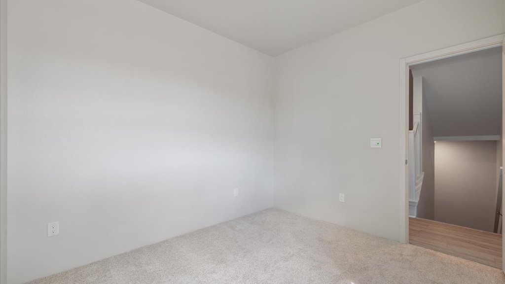 Interior bedroom with closet
