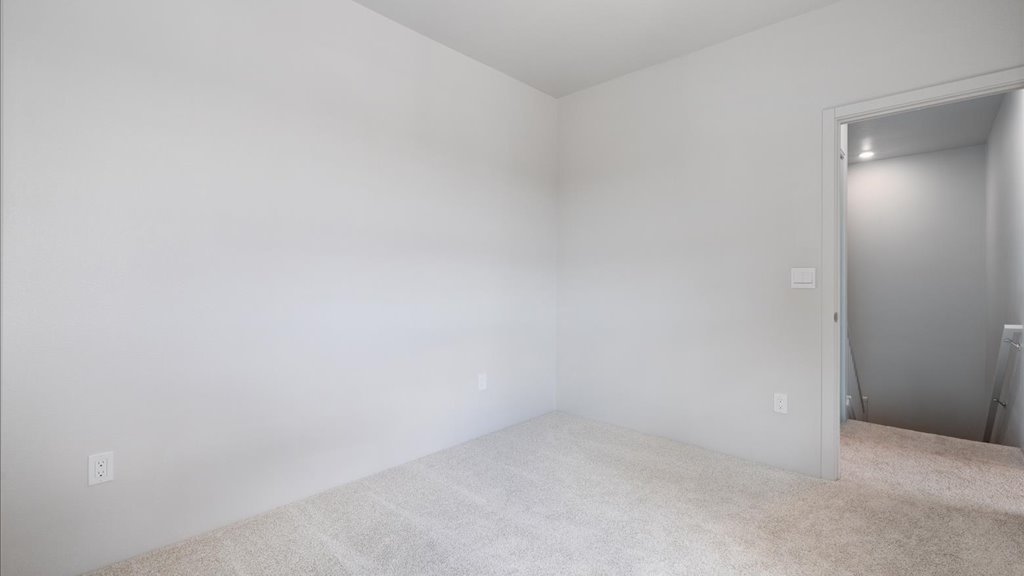 Interior bedroom with closet