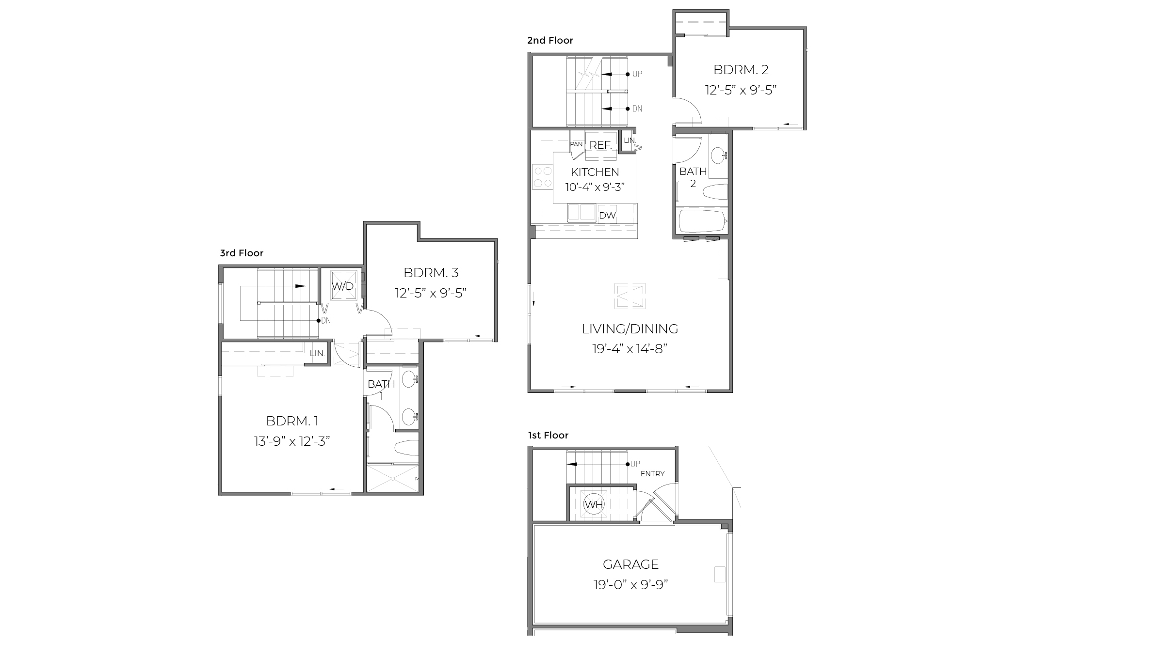 Interior floorplan drawing