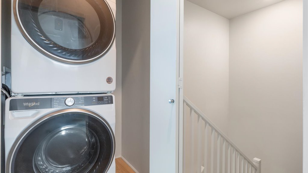 Interior laundry area