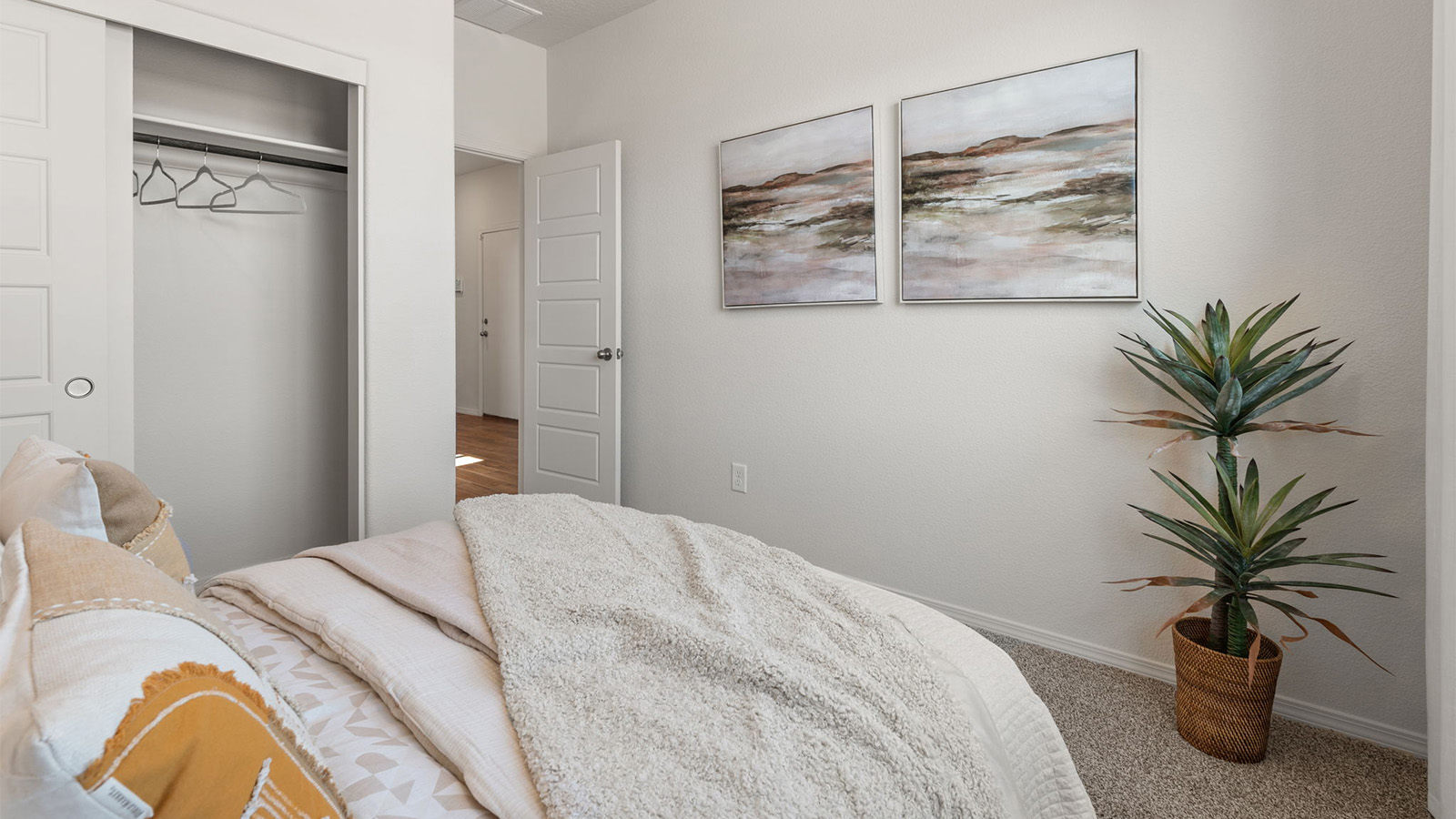 Second bedroom, flex-office, study, entertainment, game, craft room options in this D.R. Horton new construction hom