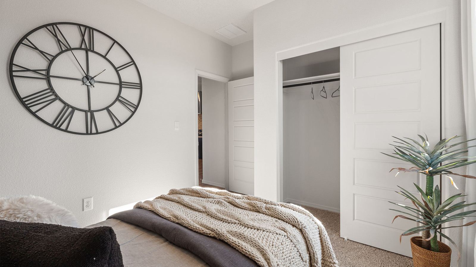 Multi-use bedroom, flex, office, study, craft, entertainment game room in D.R. Horton's new stylish construction home