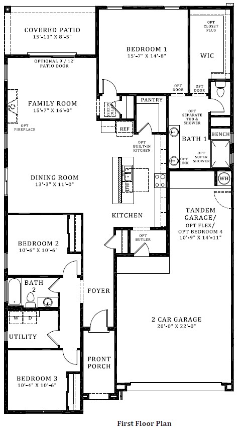 Serenity Floorplan