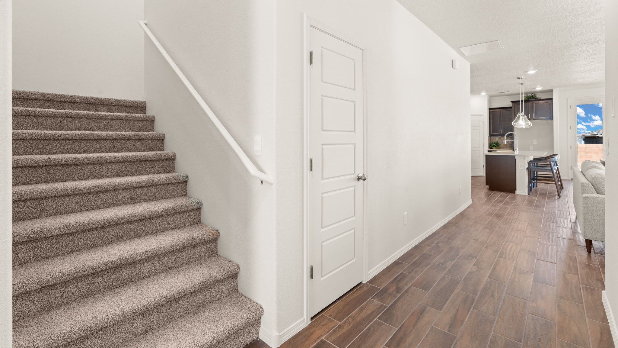 melody entry and stairs