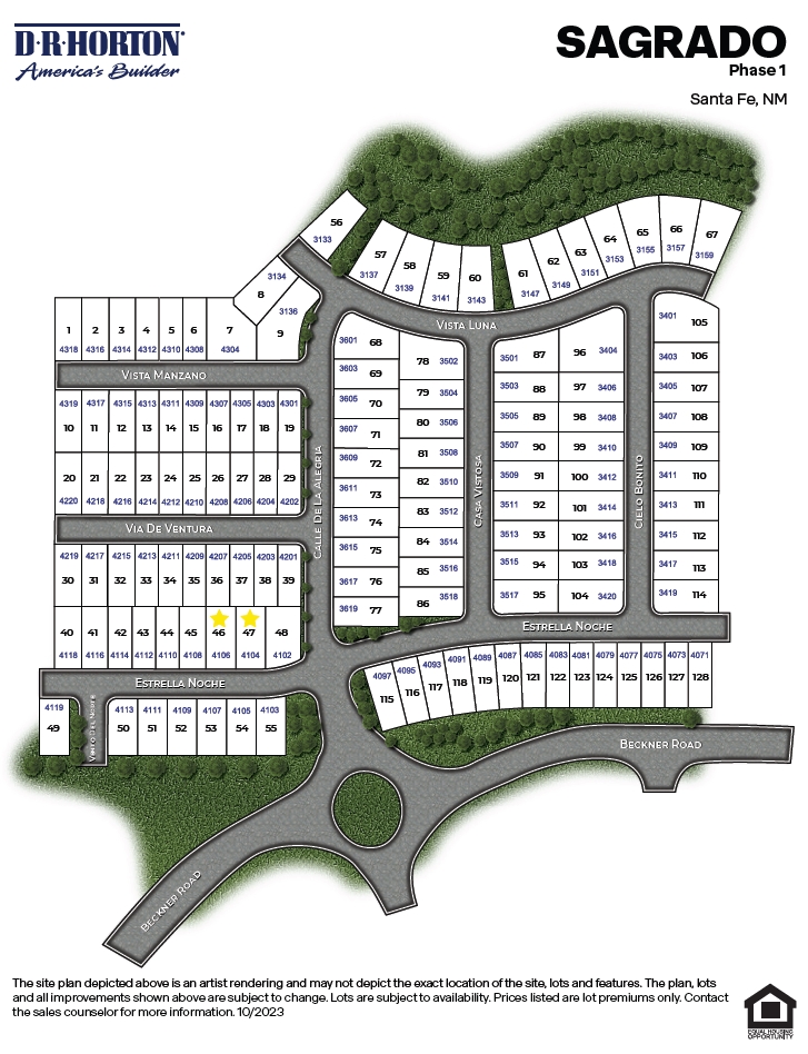 Static Lot Map