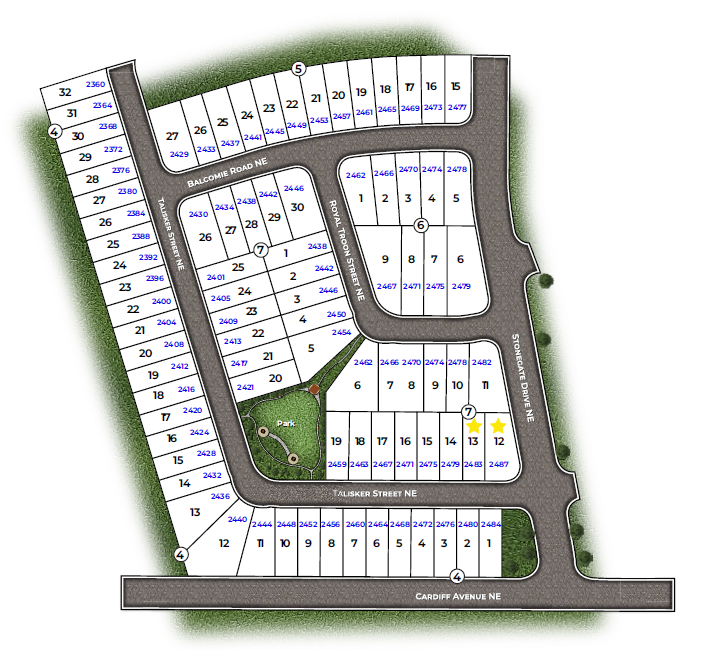 Static Lot Map