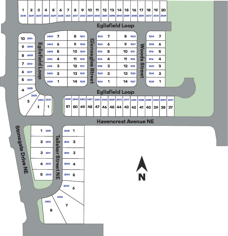 Static Lot Map