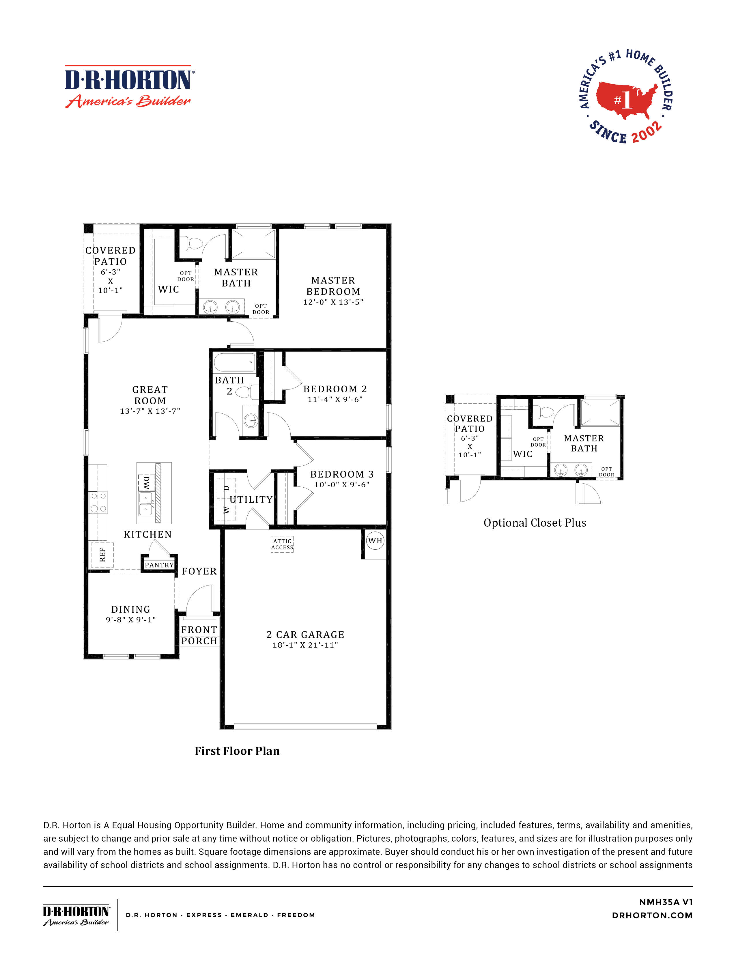 Floor Plan in Vallecito Los Lunas, NM D.R. Horton