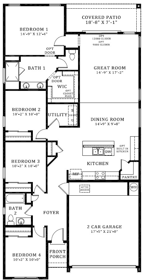 floor plan single story