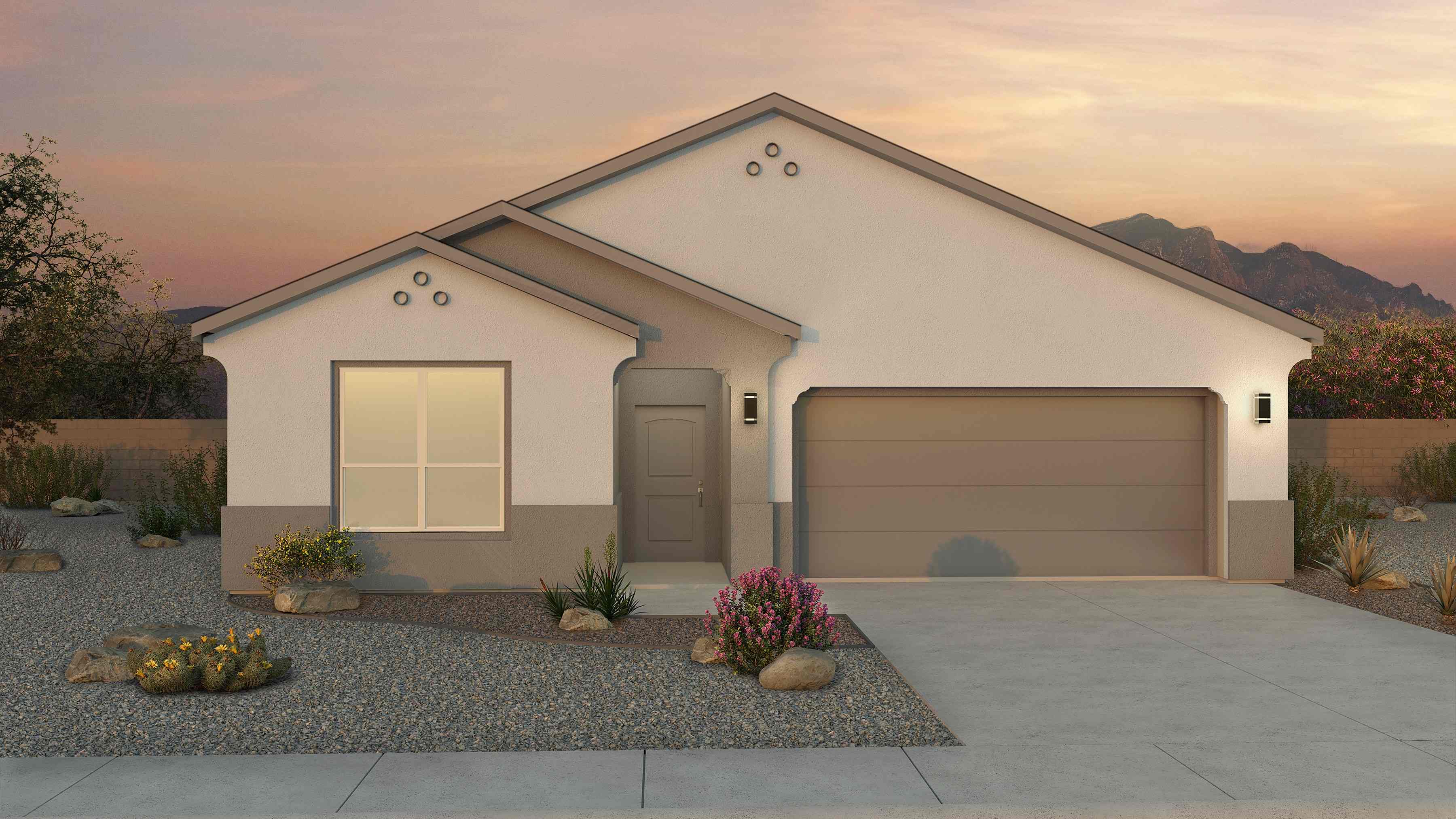 The inspiration floor plan elevation A - Traditional Look