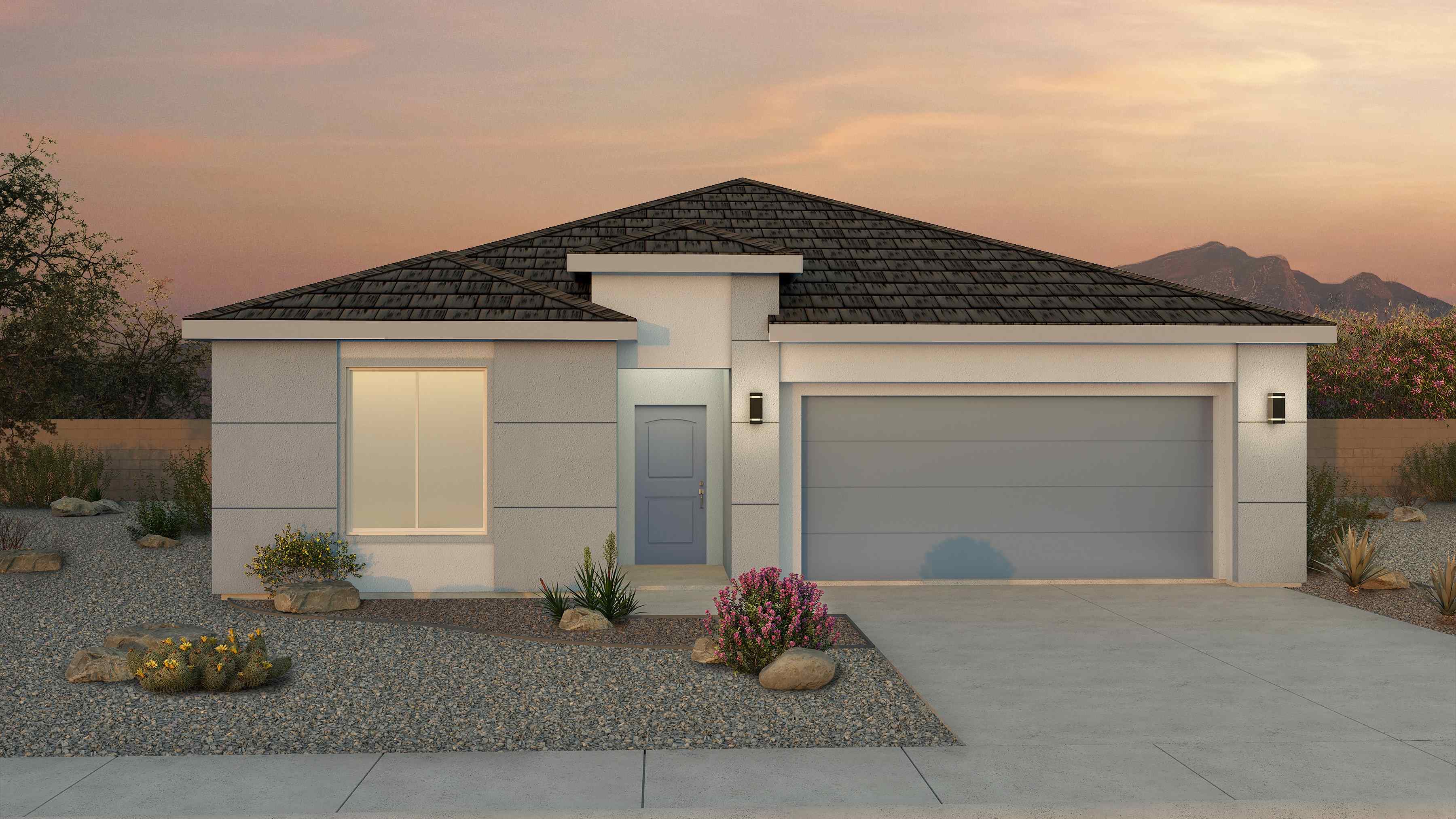 The inspiration floor plan elevation A - Modern Look