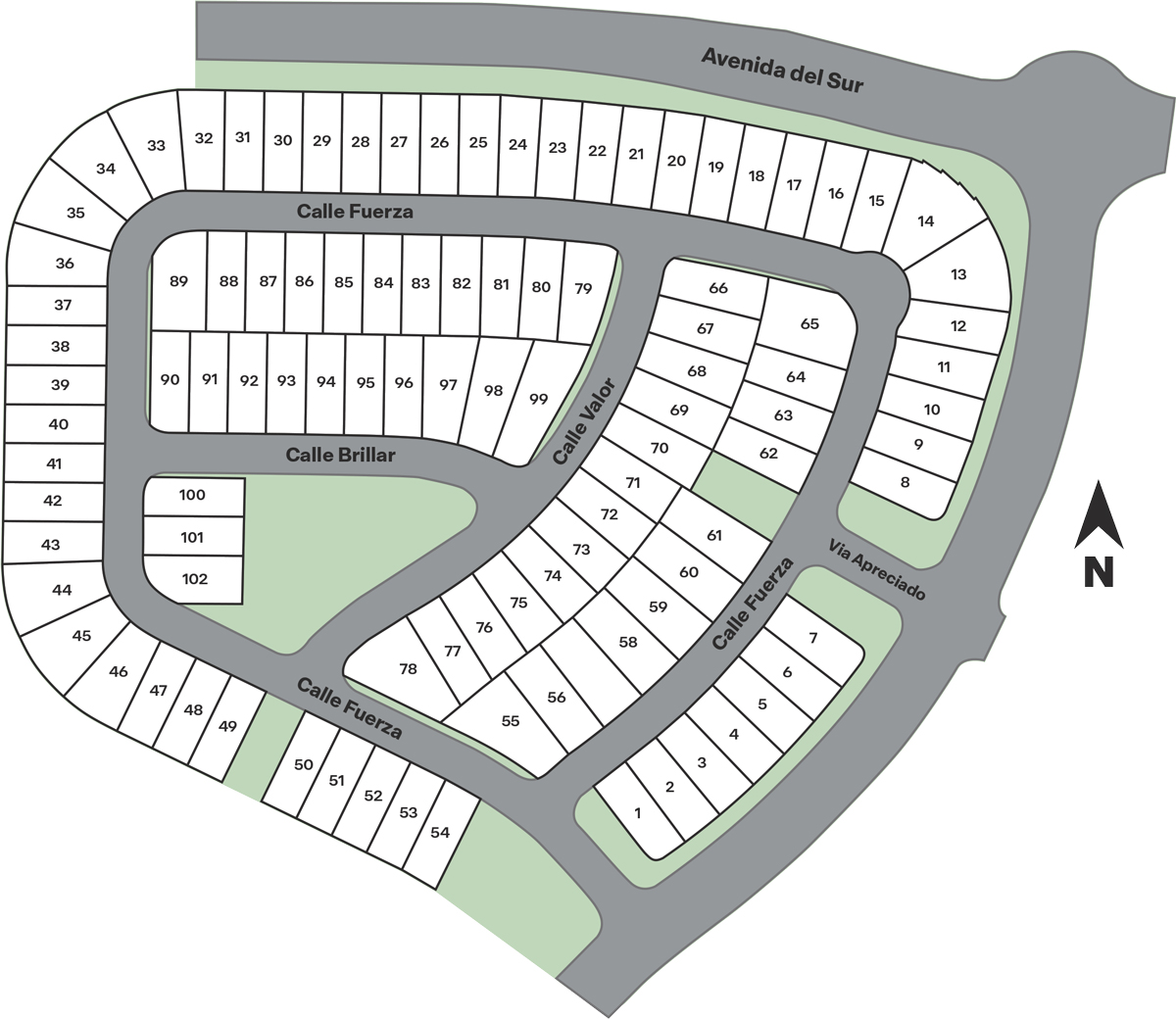 Static Lot Map