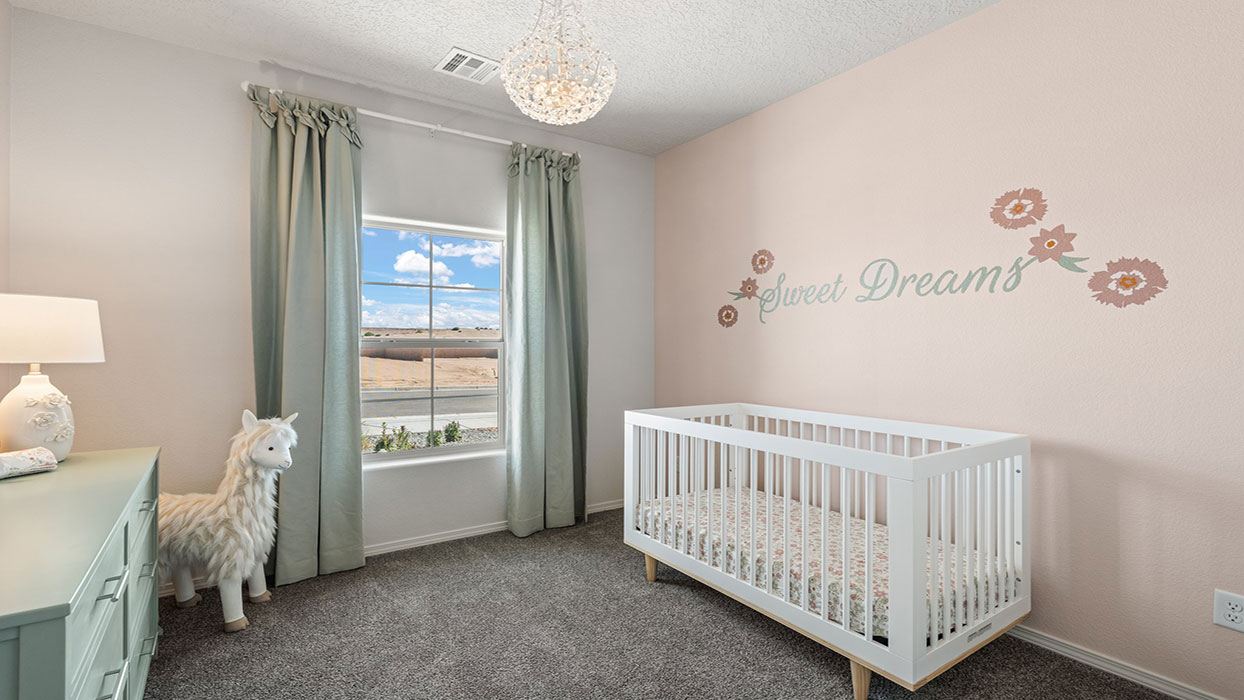 Flex bedroom suitable for office, media, hobby, or secondary living use at Los Diamantes Phase III