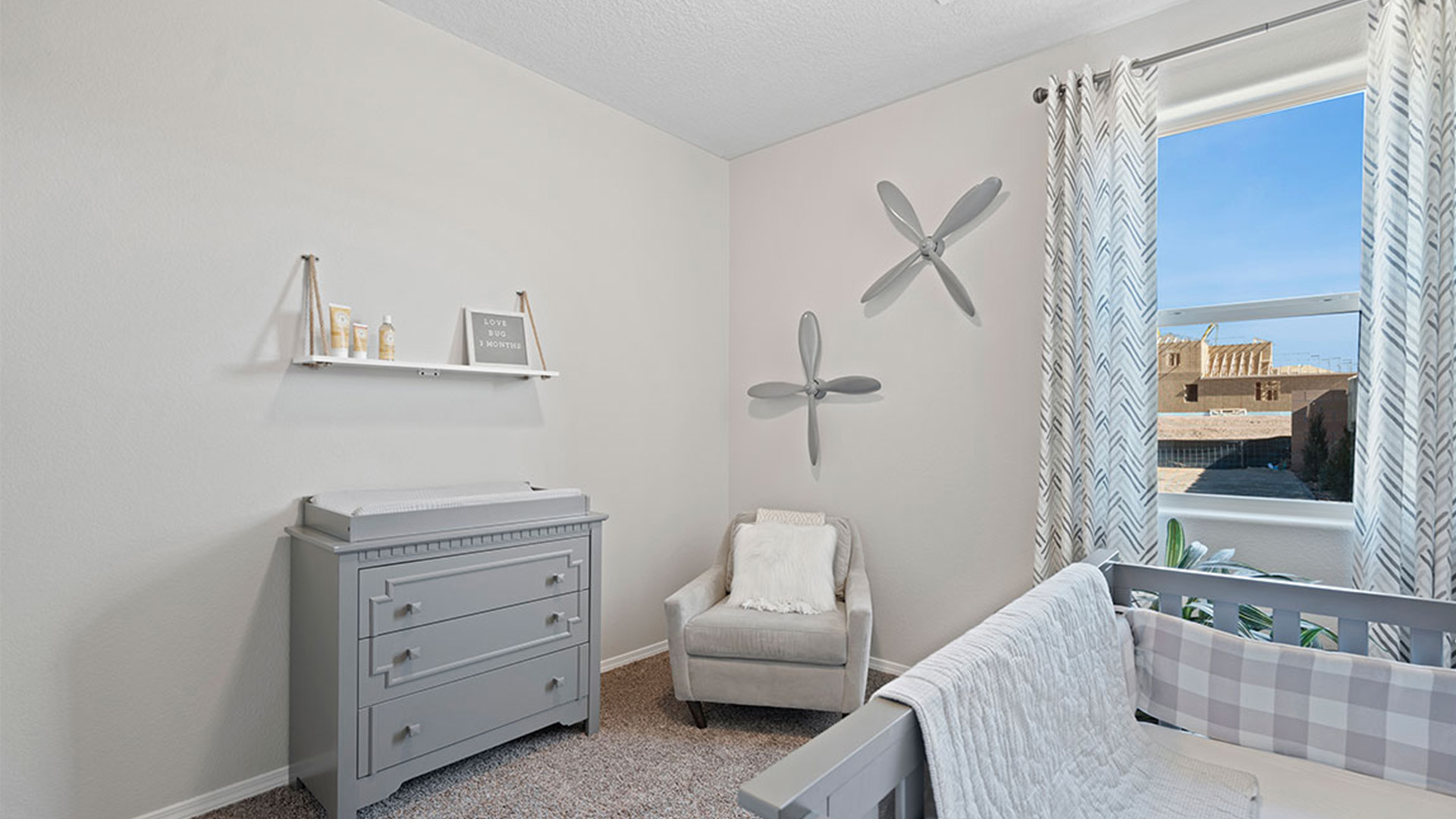 Bedroom 3 designed for guest, child, or multi-use living with clear floor layout at Los Diamantes Phase III