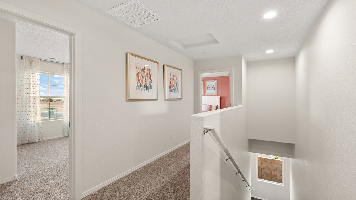 upstairs hallway