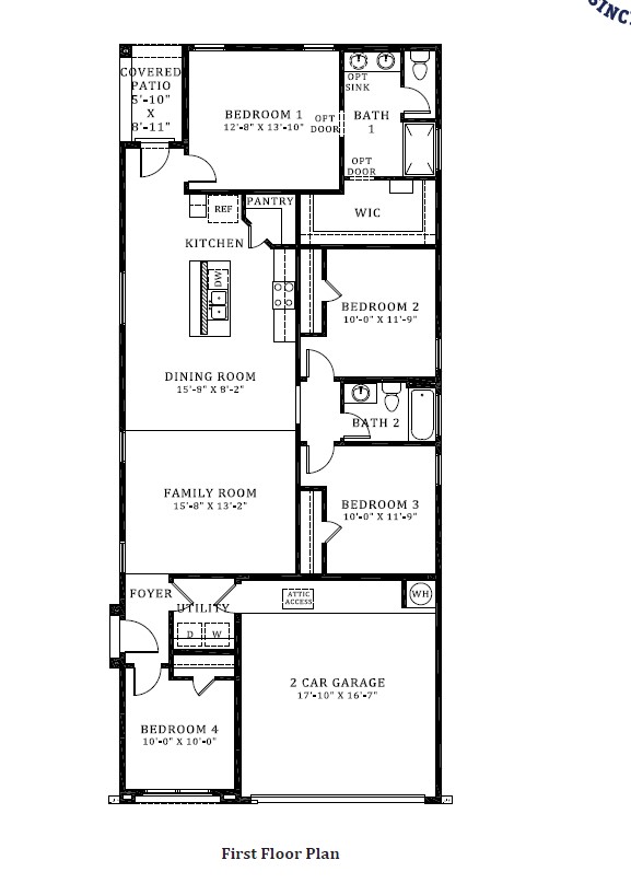 Sawyer Floor plan