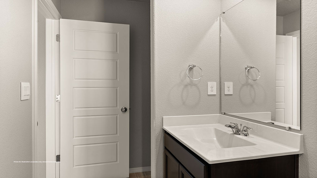 Interior bathroom with sink