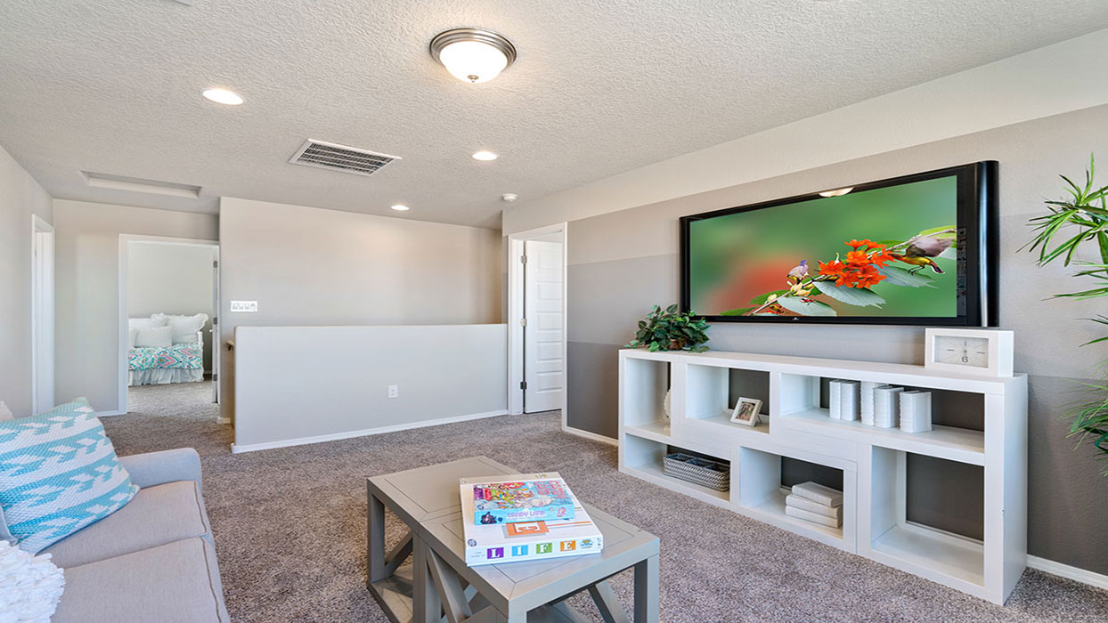 Interior upstairs living area